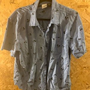 Disney Mickey Mouse button up